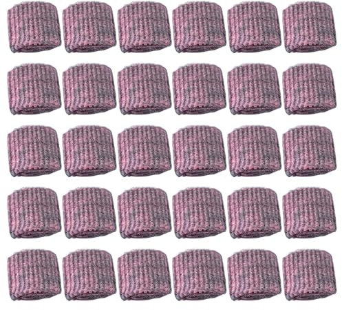 Wedhapy 30Pcs Steel Wool Soap Pads Red 2x2 Versatile Steel Wool Pads Effective Cleaning Metal Scouring Steel Wool Scrubber for Cleaning Pots, Pans, Ovens