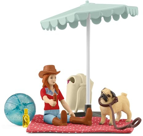 SCHLEICH Spielgebäude Horse Club Ausflug zum Badesee