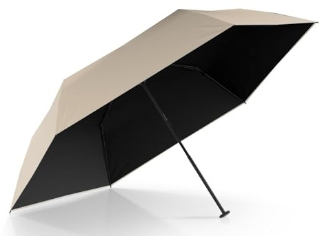Doppler Regenschirm Zero Ultra Sun Mini Uni Solid Macadamia Beige/Black creme