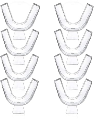 Teeth Whitening Trays, Mouldable Dental Guards for Teeth Protection (8) | Reusable Mouthguard Moulds, Suitable For Adults And Youth, Designed For Whitening Tray Routines