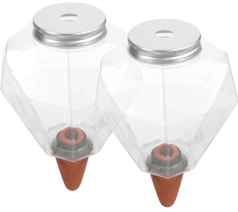 Mipcase Regadera Automática Plantas de Interior 2 Piezas Riego de Sistema de Riego Plantas para Vacaciones Herramientas de Agua Prácticas