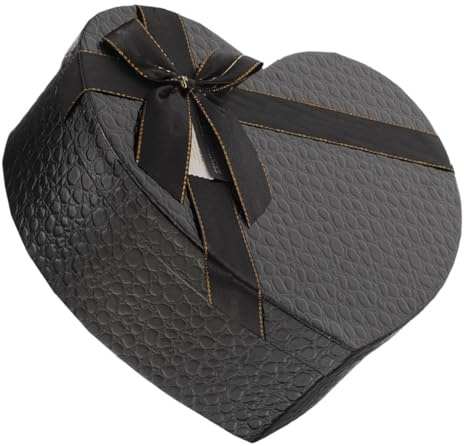 NIYANGLE Herzförmige Verpackungsbox für Valentinstag Kreative Geschenkschachtel für Schmuck Kosmetik Mittlere Elegante Aufbewahrung für Besondere Anlässe