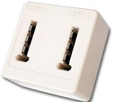 Dacomex - Connessione telefonica e ADSL, doppino PTT 2 linee e 2 telefoni 91183