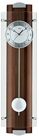 AMS F5259/1 Funk Pendeluhr, Holz, Mehrfarbig, 80 x 36 x 27 cm