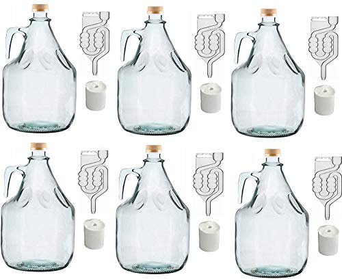 BDG3Z 24 piece set fermenting balloon + stopper + fermentation lock + screw cap 3 L