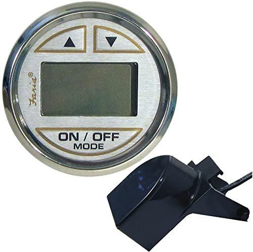 Faria Kronos 2 Depth Sounder w/Transom Mount Transducer