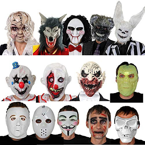 I LOVE FANCY DRESS LTD Masque de Demi Squelette - Idéal pour vos Fêtes d'Halloween entre Amis et Famille