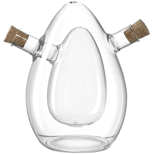 LEONARDO HOME 018708 CUCINA Essig/Öl Flasche 2in1 15,7 cm, Glas