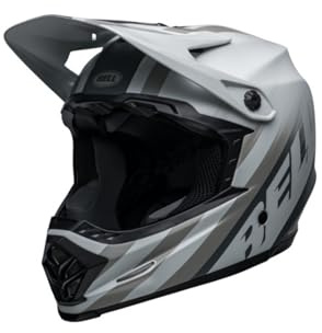 BELL Full-9 Fusion MIPS Lightweight Fiberglass Shell Adult Full Face MTB Downhill BMX Helmet - Matte Gray/Dark Gray, X-Large (59-61 cm)