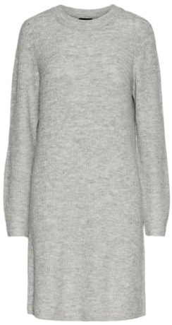 PIECES Pcellen Ls O-Neck Knit Dress Noos Bc