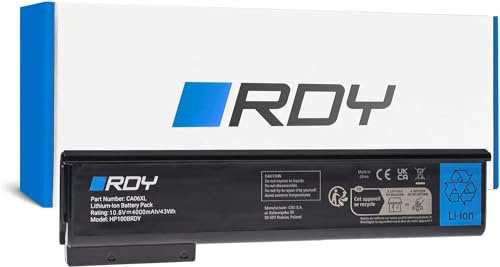 RDY Laptop Akku CA06XL CA06 CA09 718754-001 718755-001 718756-001 718677-421 718678-421 HSTNN-DB4Y Notebook Batterie für HP ProBook 640 G1 645 G1 650 G1 655 G1 (Kapazität: 4000 mAh 10.8V)