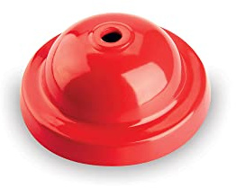 AMARCORDS - Rosone in porcellana per lampade a sospensione coprifili in ceramica a cupola colore ROSSO