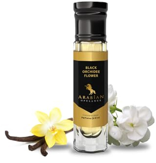 Arabian Opulence FR44 BLACK ORCHIDEE FLOWER Roll-on Perfume Oil | Concentrated Fragrance Body Oil | Long Lasting Oil Based Perfume for Women | Travel Size Bottle Alcohol-Free (6ml)