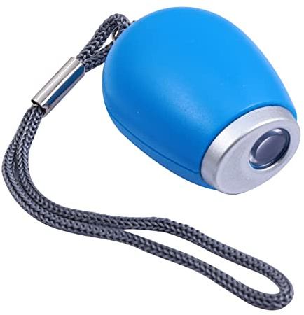 Gatuida Réveil Projecteur Numérique Portable, Mini Horloge de Projection en Plastique Bleu, Affiche L’Heure Date, Veilleuse pour Garçon et Filles