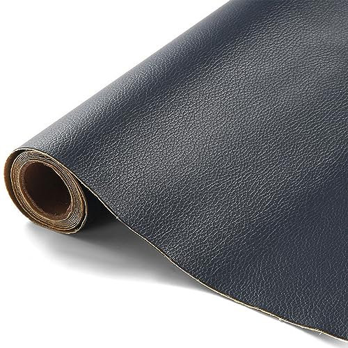 1 Stück Leder Reparatur Set Patch KitSelbstklebende PU Leder Reparatur Tape Patch Erste Hilfe für Sofa Auto Sitz Möbel Jacken Handtasche Dunkelblau 20 x 30 cm3