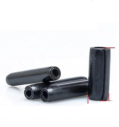 Goupille cylindrique élastique enroulée/goupille creuse/goupille de feuille de fer goupille à ressort en spirale M2-M12-10 pièces M3x14