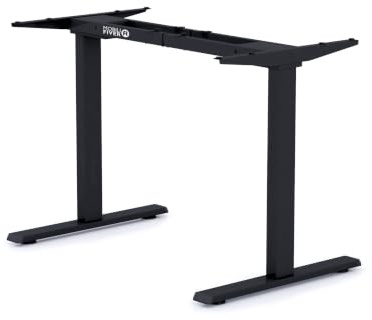 MOBILI FIVER, Pieds de Bureau Fixes Clara, Noir