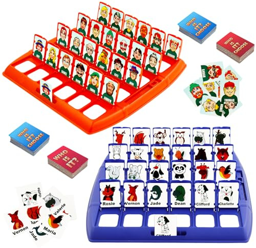 Indovina Chi,Chi è Divertente Indovinello Gioco da Tavolo,Gioco da Tavolo per Bambini,Famiglia Indovinando Giochi,per Bambini Regalo (versione inglese)
