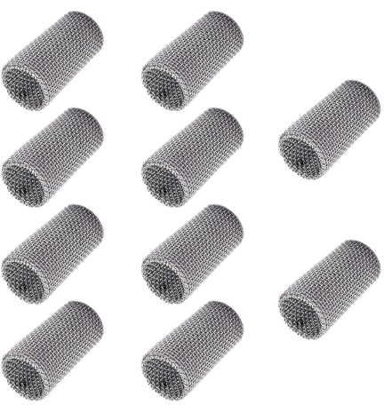 JNNJ 10 Pack Car Parking Heater Glow Plug Strainer, Automotive Auxiliary Heater Glow Plug Filter Sieve, Heating Replacement Parts Glow Plug, Air Diesel Heater Mesh, Universal Vehicle Accessories