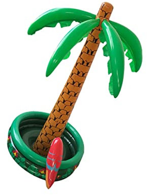 BESPORTBLE 1Stk aufblasbares Spielzeug eiswurfel behälter Luau-Partyzubehör Aufblasbare Kühler für Getränke aufblasbarer Eiskübel EIS Eimer Lebensmittel aufblasbarer Eimer schmücken