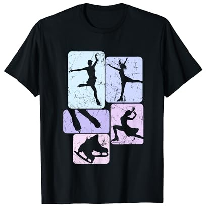 Patinage Artistique Patin à glace Fille Femme T-Shirt