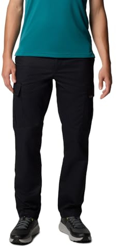 Columbia Men's Rapid Rivers Cargo Pant 2, Hiking Cargo Trousers, Black, W40/L32