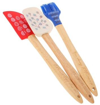 PRETYZOOM Set Di Utensili Da Forno in Silicone - Set Di 3 Pennelli Da Resistenti Alle Alte Temperature Antiaderenti Sicuri Per Alimenti Lavabili in Lavastoviglie