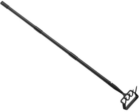 jojofuny Rastrillo Manual de Jardín y Azada Multifuncional para Jardinería, Herramienta de Acero Inoxidable Ligera de 1,2 M, Deshierbe y Labranza en Huertos y Patios