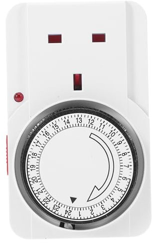 DOITOOL Mechanical Timer Socket Hours Cycle Switch for Indoor Home Appliances Lamp Timers Indoor Outlet Switch Protector