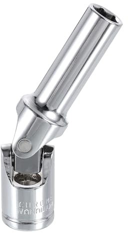 QUARKZMAN Llave de Vaso Universal de Articulación Giratoria de 9 Mm Cr-V Métrica de 6 Puntos de 3/8 de Unidad