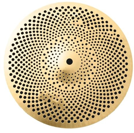 platillos splash Platillo Splash Plateado De 10 Pulgadas De Bajo Volumen Para Batería Instrumento De Percusión(Gold)