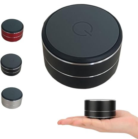 Buzzgo Speaker,Buzzgo Portable Bluetooth Mini Speaker,Small Wireless with Suction Cup Bone Conduction, Stereo Bass for Bathroom Outdoor (Black)