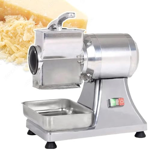 Electric Cheese Grater, Heavy Duty Food Shredder, Professional Cheese Grating Machine for Salad Making, 88 Lbs/Hour with Stainless Steel Bucket