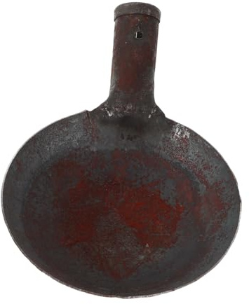 Veemoon Pala de Hierro Grande para Limpieza de Drenajes y Dragado de para Jardinería y Tamizado de Arena Playas