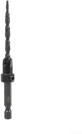 Shophubio Juego de brocas avellanadas de acero al carbono de 12 piezas/14 piezas para carpintería, brocas de taladro helicoidal, para un corte rápido y suave de agujeros de madera (14 piezas)