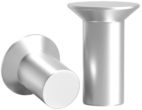 Remaches de cabeza avellanada GB869 Remache sólido de aluminio(12mm)