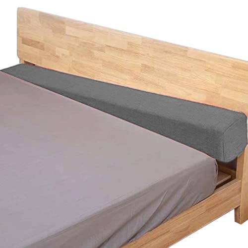 Skummellanrumsfyllning med hög densitet för säng/madrass/vägg mörkgrå 120 x 10 x 10 cm perfekt för att mjuka upp kanter förbättra komfort och estetik i din heminredning