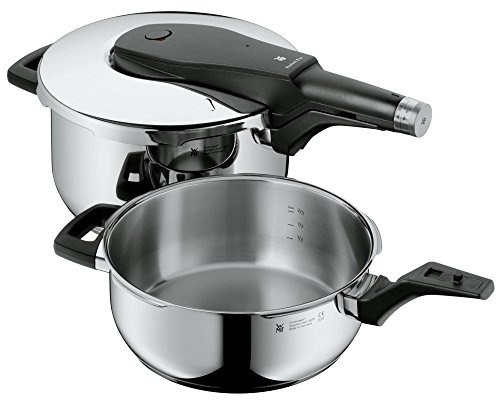 WMF 0796256040 Perfect PRO Set di 2 Pentole a Pressione, 3 l e 4.5 l