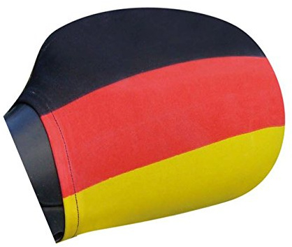 Amscan 400247 - 2 Auto Außenspiegelfahnen Deutschland, Fußball, Weltmeisterschaft