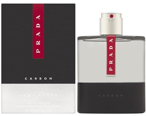 Prada Luna Rossa Carbon Eau de Toilette Spray para Hombres- 150 ml