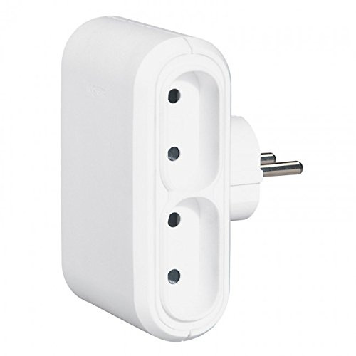 Multi Fiche adaptatrice Contact Répartiteur multiprise 4 prises Legrand, blanc, 230.00 voltsV