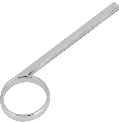 Anello per Le Dita per Tromba Scorrevole Anello in Lega Tirare l'anello per la Tromba di Corno Argento Accessori per Strumenti a fiato
