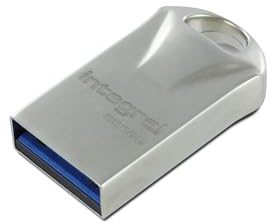Integral 256GB USB Memory 3.0 Gen 1 Flash Drive Fusion Metal Casing up to 150MB/s