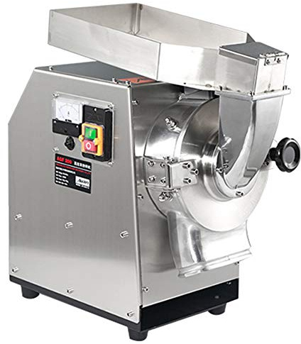 CGOLDENWALL Commercial Grain Grinder Mill High Efficiency Chinese Herbal Grinder Superfine Powder Machine Crusher Pulverizer 10-50kg/h (AGF-230 : with Cooling Fan, 220V)