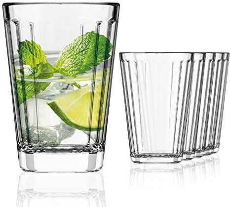 Sahm Kleine Wassergläser Arvid - 6er Set zum Kaffee - Kleine Trinkgläser à 190 ml - Spülmaschinengeeignet- Ideal auch als Saftgläser Set