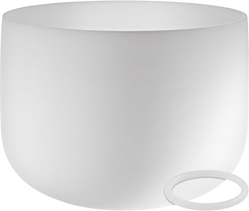 Meinl Sonic Energy Crystal Singing Bowl 14 G Note Throat Chakra, High-purity Quartz — for Meditation, ASMR, Sound Therapy, Yoga