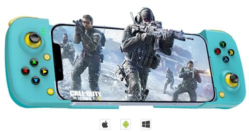 Joso Wireless Controller for iPhone16,15,14,13,12/Android/PC/Appl Arcade MFi Games, Streaming on PS4/Xbox/PC Console, Cloud Gaming Gamepad Joystick, Emulator, Call of Duty, Fortnite & More Support