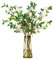 Aphmeir 3 ramas de ficus artificiales, tallos vegetales, ramas de ficus falsas de 29 pulgadas para jarrón, hojas de tacto real para decoración del hogar y la oficina