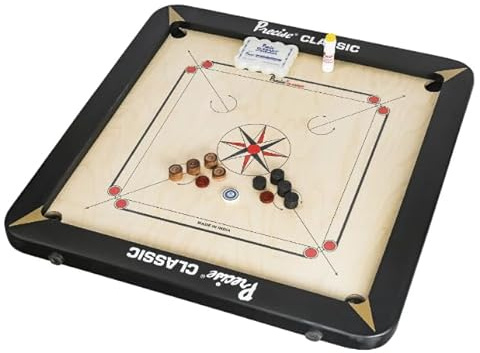 Champion 24mm Precise Profi Carrom - 24 kgs. Next Generation - State Ranking Turnier 2022-2023 - Superfast karrom Ecke - 25 kgs. (mit Luxus Tisch)