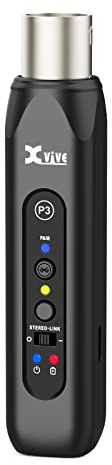 Xvive P3 Wireless XLR Bluetooth Receiver, Bluetooth Adapter for Speakers, Audio Mixer, PA Systems, DJ System(P3 XLR)